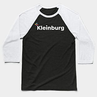 Kleinburg Logo White Baseball T-Shirt